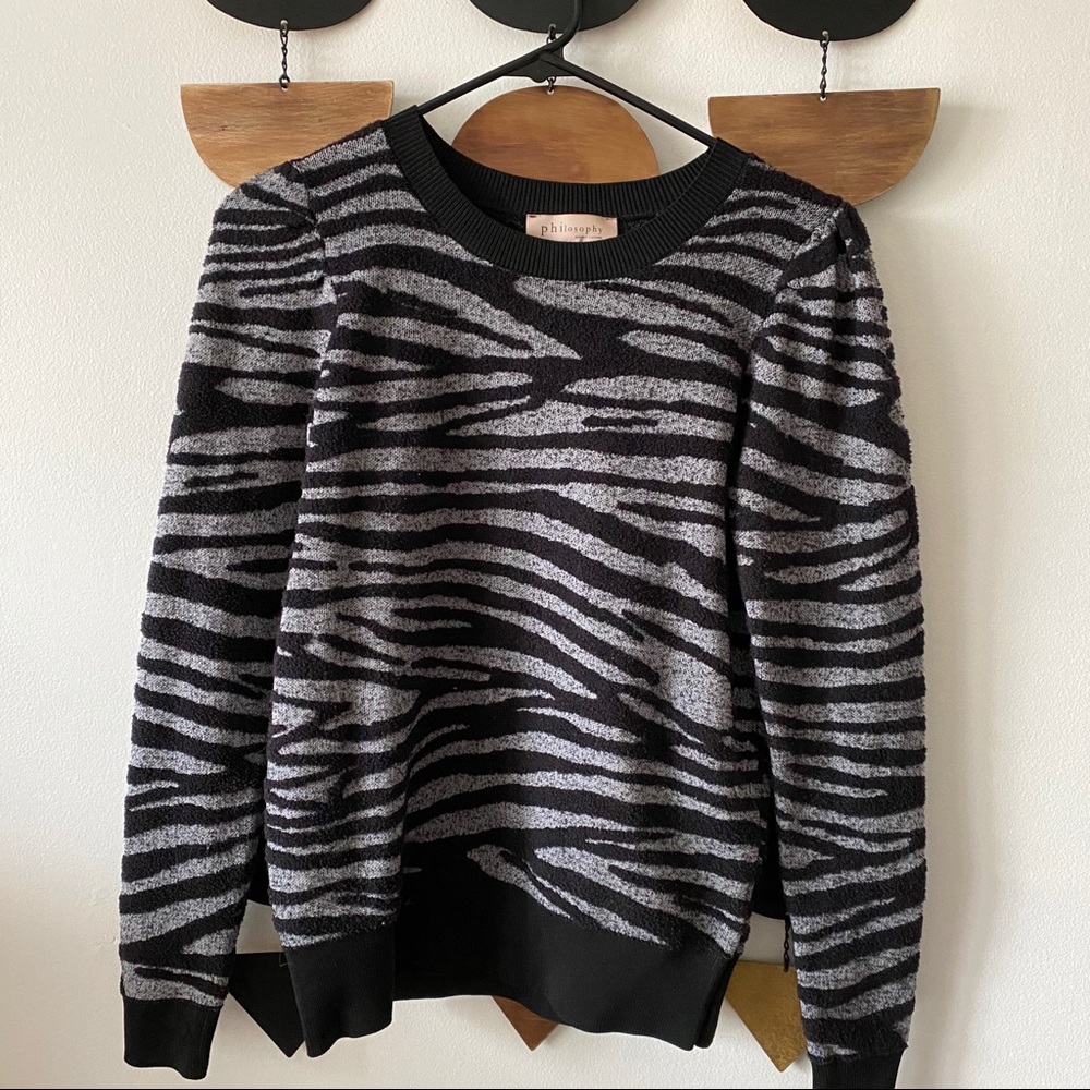 Philosophy Republic animal print sweater